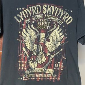 Lynyrd Skynyrd Black Band Tee Shirt Size M